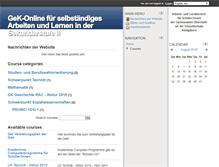 Tablet Screenshot of moodle.gek-unna.de